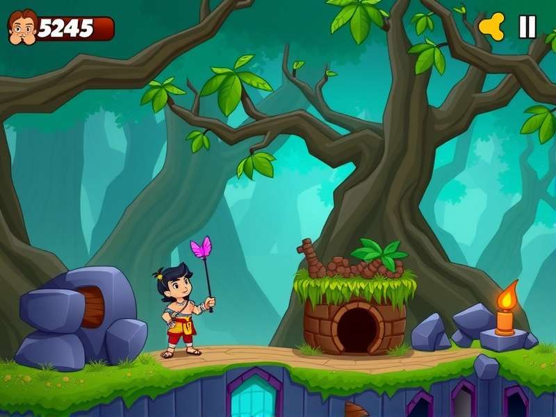 Chhota Bheem Ancient Forest Gameplay